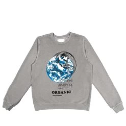 CRTFD Organic Love Crew - Charcoal