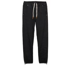 Purple Brand Coated Black Wash Joggers - Black
