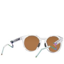 Oakley HSTN Metal - Matte Clear/Prizm Violet -Fashion clothing 0OO9279 927902 210A