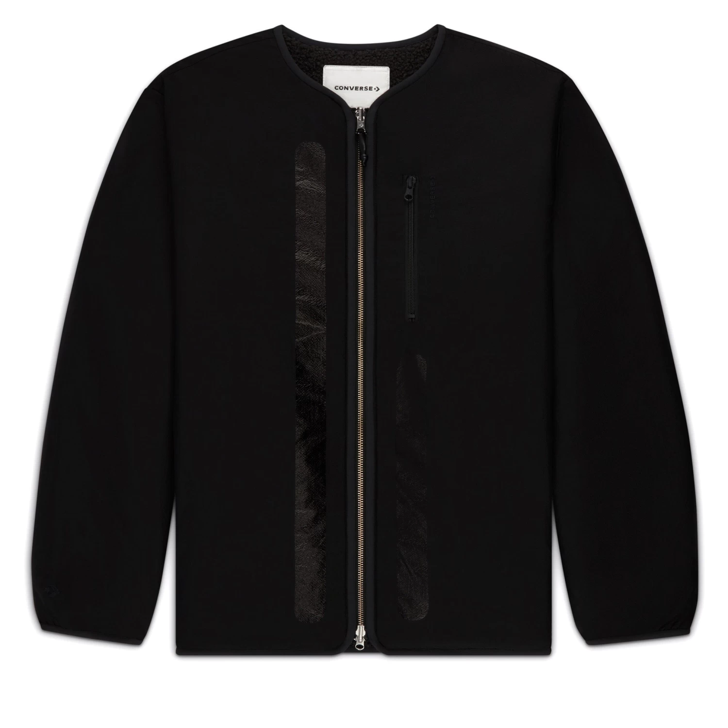 Converse X Slam Jam Reversible Sherpa Jacket - Pirate Black 4 Converse X Slam Jam Reversible Sherpa Jacket - Pirate Black - Image 2