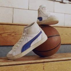Rhuigi X Puma Clyde Mid BBall - White/Blue -Fashion clothing 23SS SP Select Rhuigi Drop3 Clyde RJ Barrett 04 3fab6653 dc6f 4147 b207 a7f15f81b008