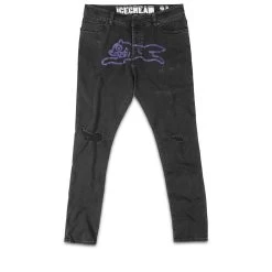 Ice Cream Chocolate Dog Jean - Black