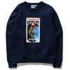 A Bathing Ape Relaxed Fit Crewneck - Navy 2 A Bathing Ape Relaxed Fit Crewneck - Navy -Fashion clothing ABathingApeBapeRelaxedFitCrewneckNavy131 111884SneakerPolitics 5