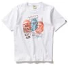 A Bathing Ape Pigment Three Ape Head Tee - White -Fashion clothing ABathingApeTeeShirtWhiteApeKillApeSneakerPOlitics1