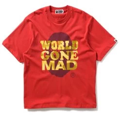 A Bathing Ape WGM Tee - Red