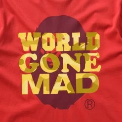 A Bathing Ape WGM Tee - Red -Fashion clothing ABathingApeWGMTeeRed131 113775SneakerPolitics 4