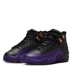Air Jordan 12 Retro 'Field Purple' (GS) - Black/Field Purple -Fashion clothing AURORA 153265 057 PHCFH001 2000