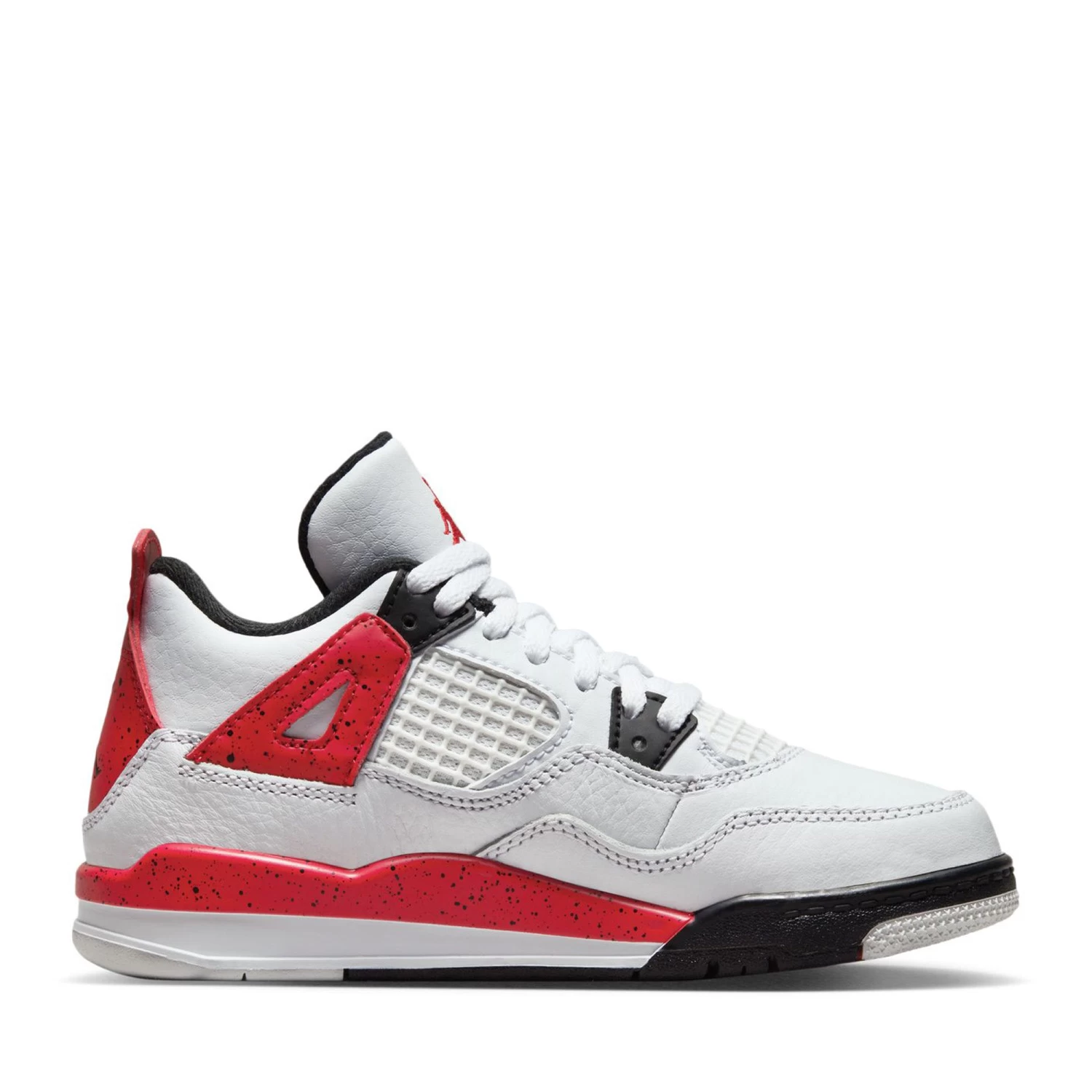Jordan 4 Retro 'Red Cement' (PS) - White/Fire Red 4 Jordan 4 Retro 'Red Cement' (PS) - White/Fire Red - Image 2