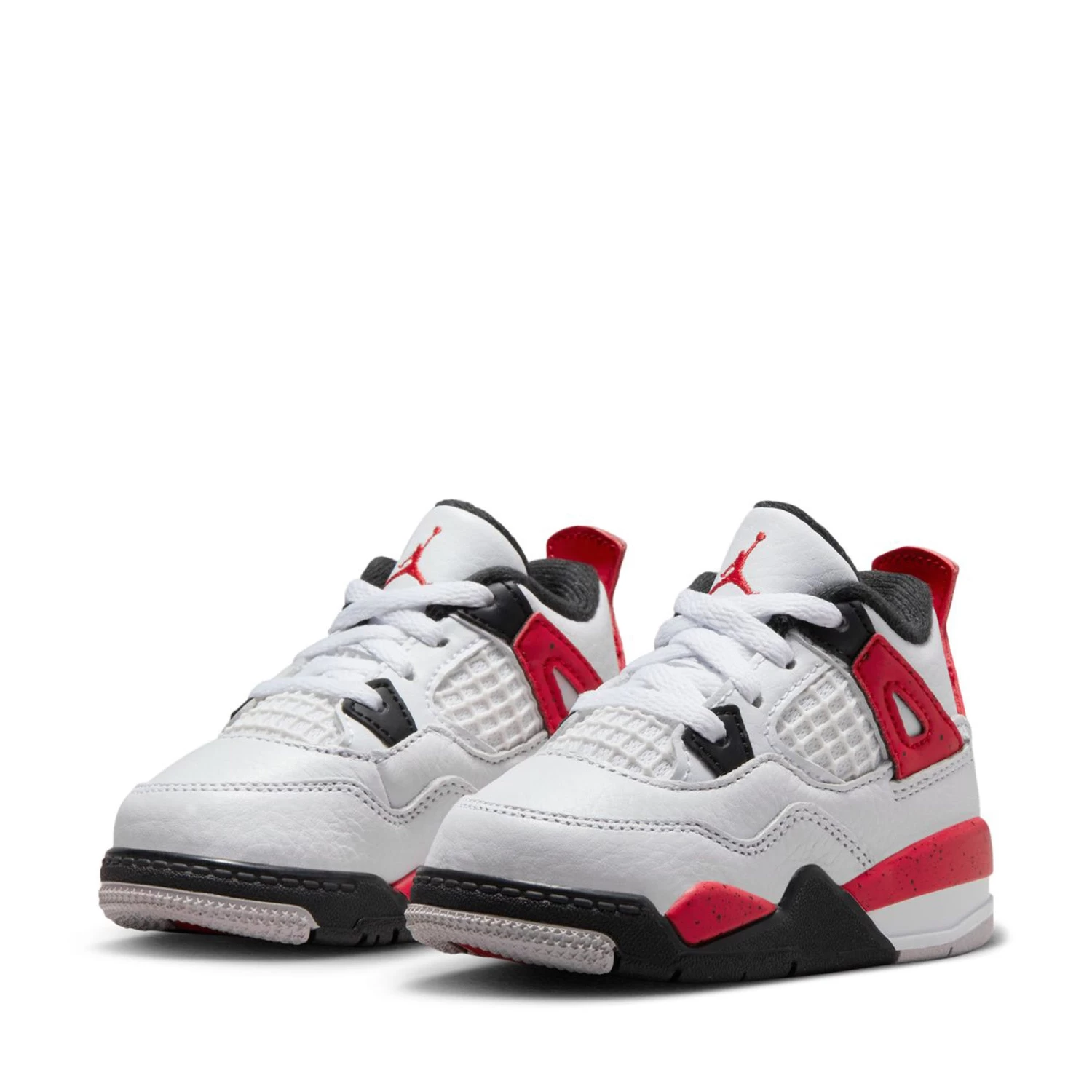 Jordan 4 Retro 'Red Cement' (TD) - White/Fire Red 5 Jordan 4 Retro 'Red Cement' (TD) - White/Fire Red - Image 3
