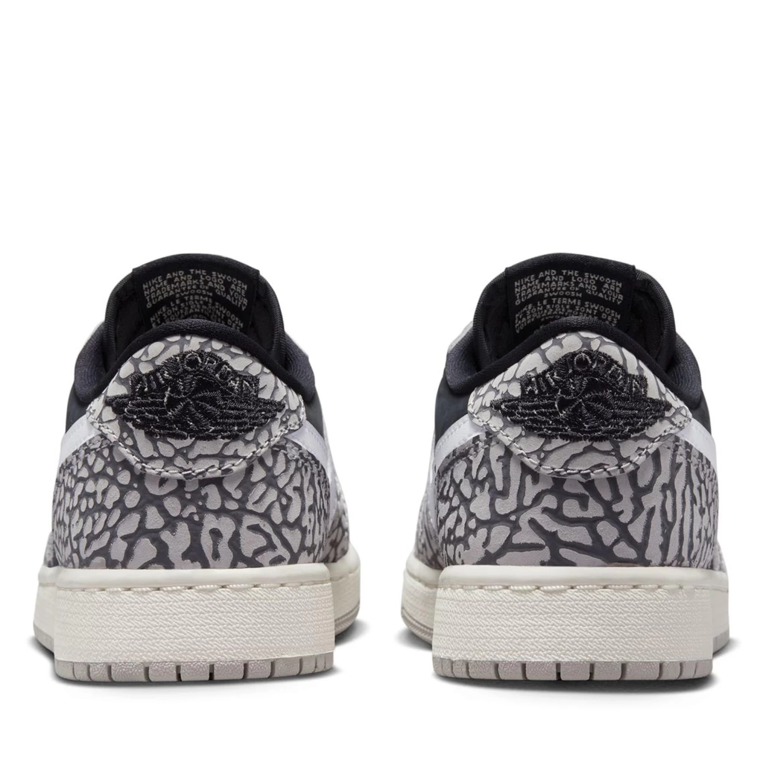 Air Jordan 1 Low OG 'Black Cement' (GS) - Black/Muslin 7 Air Jordan 1 Low OG 'Black Cement' (GS) - Black/Muslin - Image 5