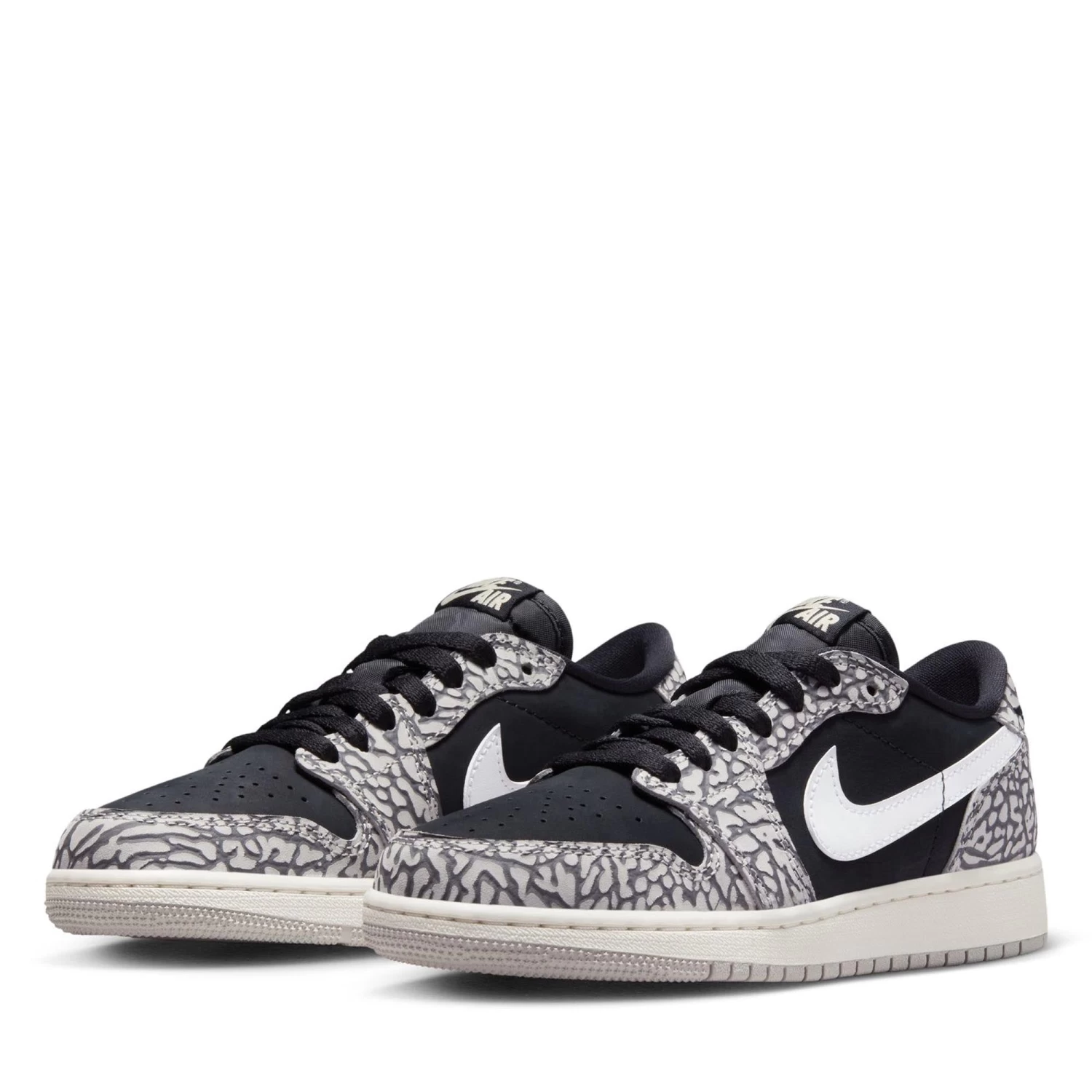 Air Jordan 1 Low OG 'Black Cement' (GS) - Black/Muslin 5 Air Jordan 1 Low OG 'Black Cement' (GS) - Black/Muslin - Image 3