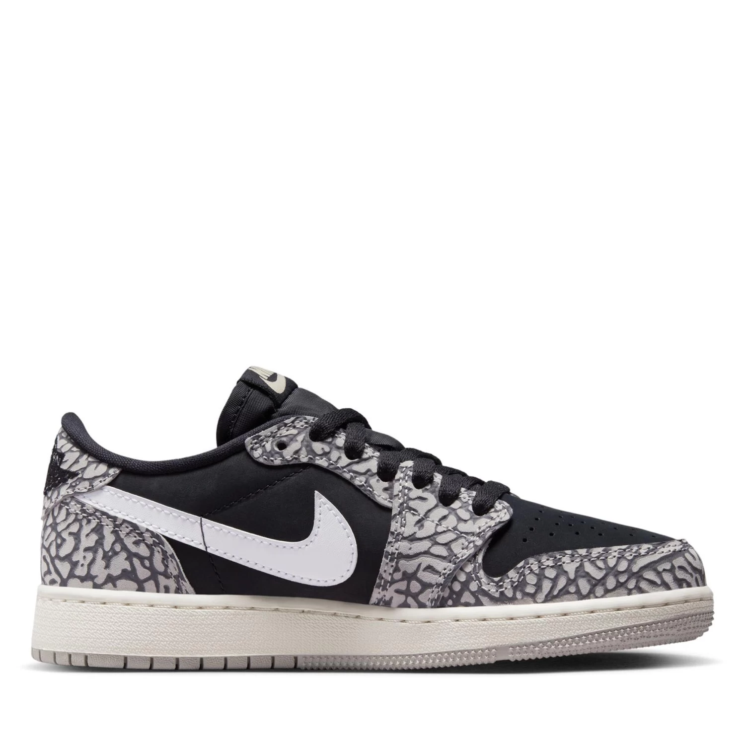 Air Jordan 1 Low OG 'Black Cement' (GS) - Black/Muslin 4 Air Jordan 1 Low OG 'Black Cement' (GS) - Black/Muslin - Image 2