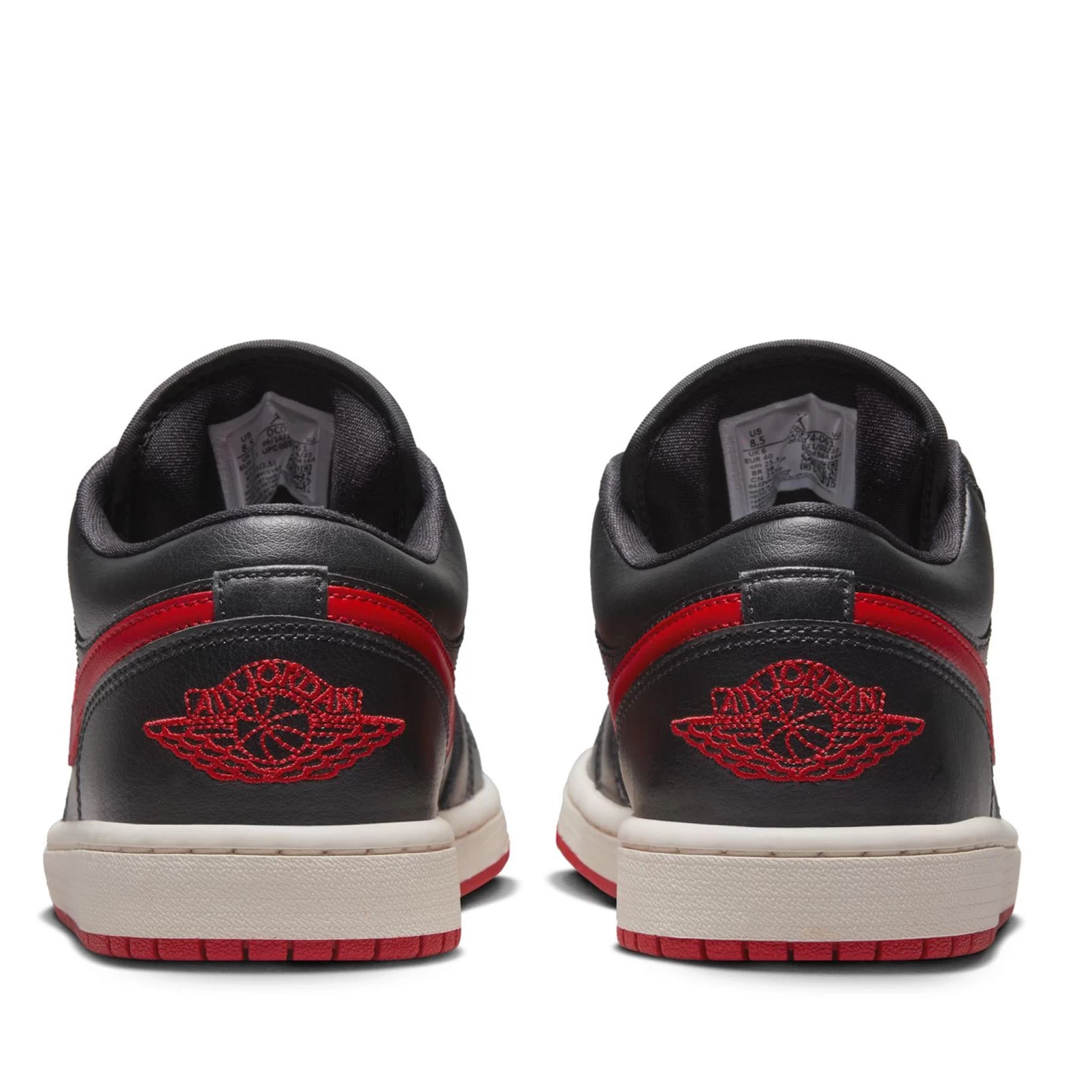 Women's Air Jordan 1 Low - Black/Gym Red 7 Women's Air Jordan 1 Low - Black/Gym Red - Image 5