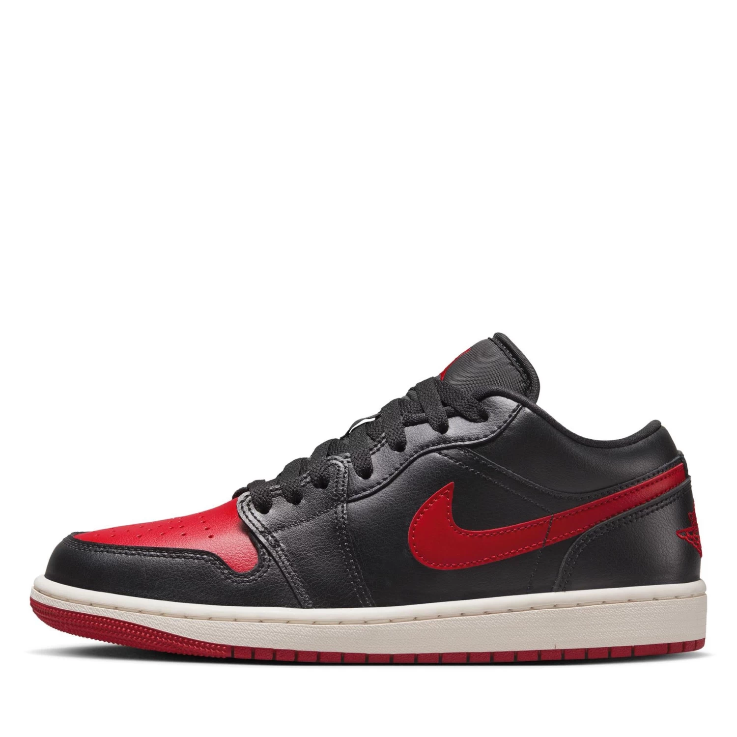 Women's Air Jordan 1 Low - Black/Gym Red 3 Women's Air Jordan 1 Low - Black/Gym Red