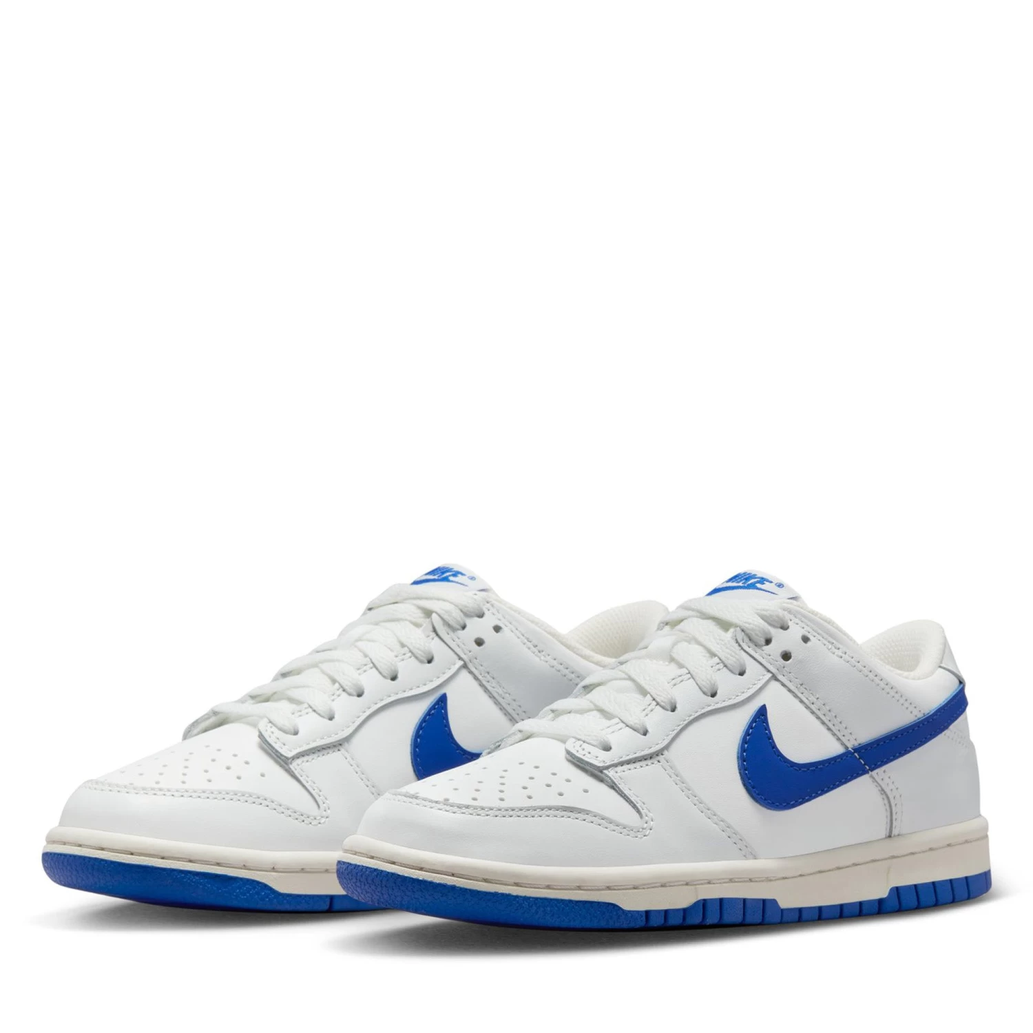 Nike Dunk Low (GS) - White/Hyper Royal 5 Nike Dunk Low (GS) - White/Hyper Royal - Image 3