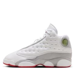 Air Jordan 13 Retro 'Wolf Grey' (GS) - White/True Red
