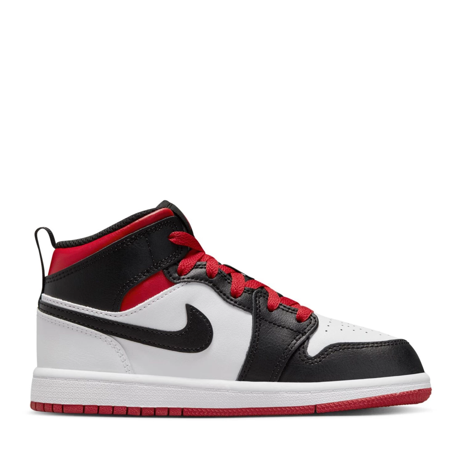 Jordan 1 Mid (PS) - White/Gym Red 4 Jordan 1 Mid (PS) - White/Gym Red - Image 2