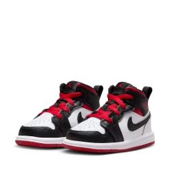 Jordan 1 Mid (TD) - White/Gym Red -Fashion clothing AURORA DQ8425 106 PHCFH001 2000