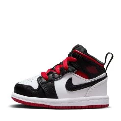 Jordan 1 Mid (TD) - White/Gym Red