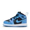 Jordan 1 Mid (TD) - University Blue/Black -Fashion clothing AURORA DQ8425 401 PHSLH000 2000