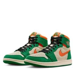 Women's Air Jordan 1 Zoom CMFT 2 - Pine Green/Orange Blaze -Fashion clothing AURORA DV1305 308 PHCFH001 2000