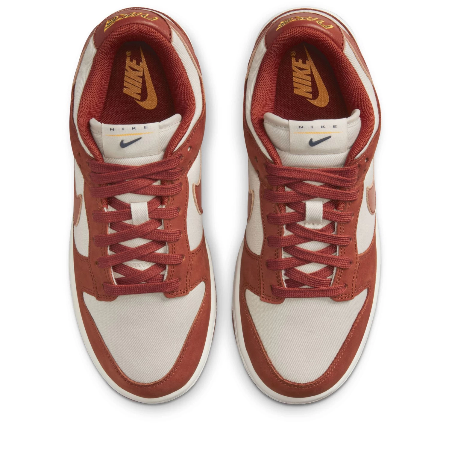Women's Nike Dunk Low LX - Light Orewood Brown/Rugged Orange 5 Women's Nike Dunk Low LX - Light Orewood Brown/Rugged Orange - Image 3