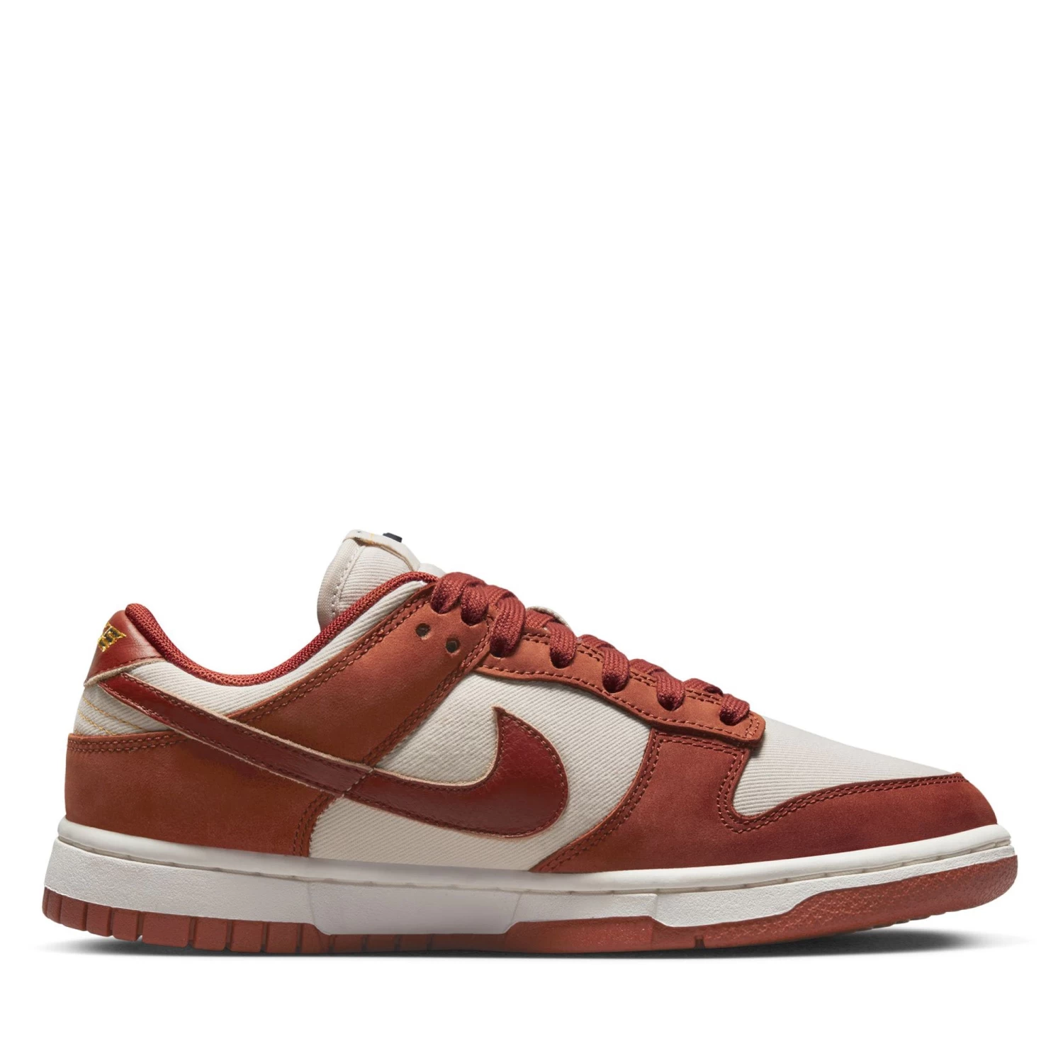 Women's Nike Dunk Low LX - Light Orewood Brown/Rugged Orange 4 Women's Nike Dunk Low LX - Light Orewood Brown/Rugged Orange - Image 2