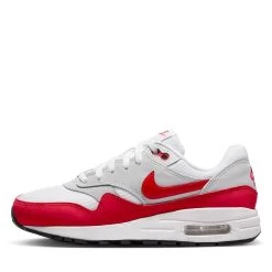 Nike Air Max 1 (GS) - Neutral Grey/University Red