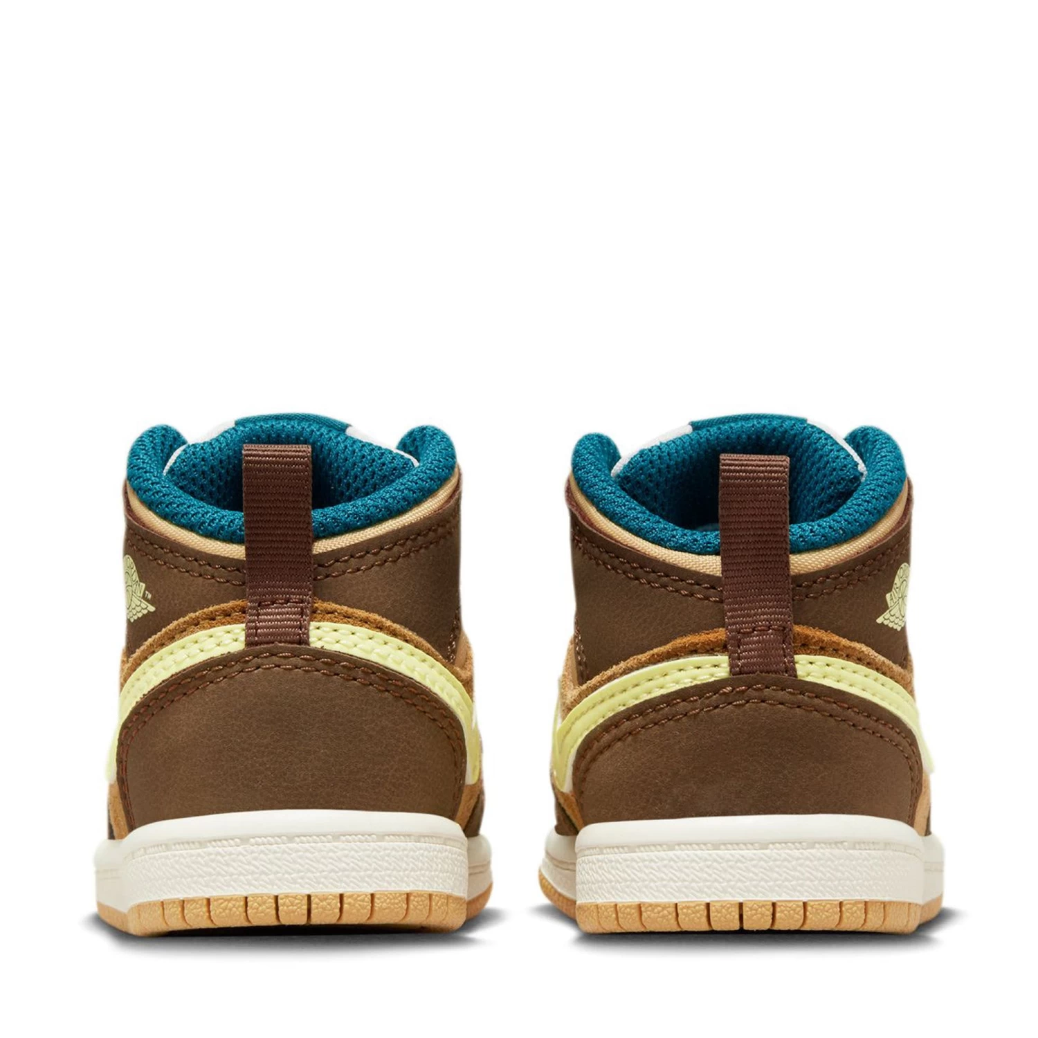 Air Jordan 1 Mid (TD) - Cacao Wow/Luminous Green 7 Air Jordan 1 Mid (TD) - Cacao Wow/Luminous Green - Image 5