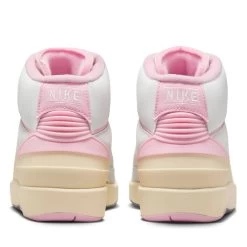 Women's Air Jordan 2 Retro 'Soft Pink' - Summit White/Medium Soft Pink -Fashion clothing AURORA FB2372 100 PHCBH000 2000