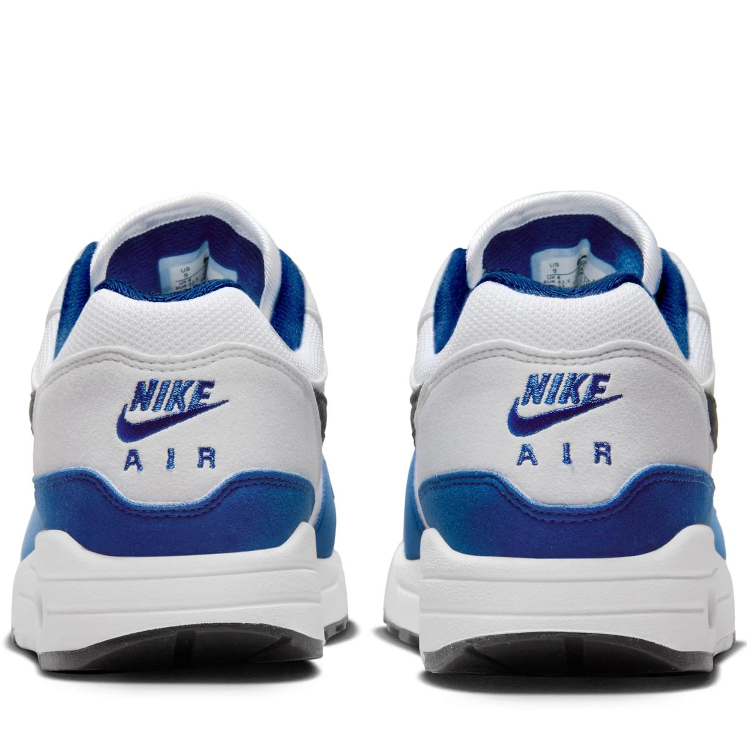 Nike Air Max 1 - White/Deep Royal Blue 7 Nike Air Max 1 - White/Deep Royal Blue - Image 5