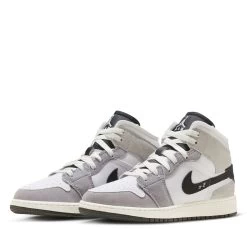 Air Jordan 1 Mid SE Craft (GS) - Cement Grey/Black 10 Air Jordan 1 Mid SE Craft (GS) - Cement Grey/Black -Fashion clothing AURORA FD9091 002 PHCFH001 2000