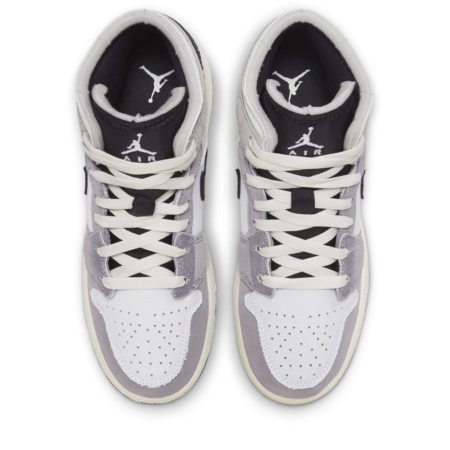 Air Jordan 1 Mid SE Craft (GS) - Cement Grey/Black 6 Air Jordan 1 Mid SE Craft (GS) - Cement Grey/Black - Image 4