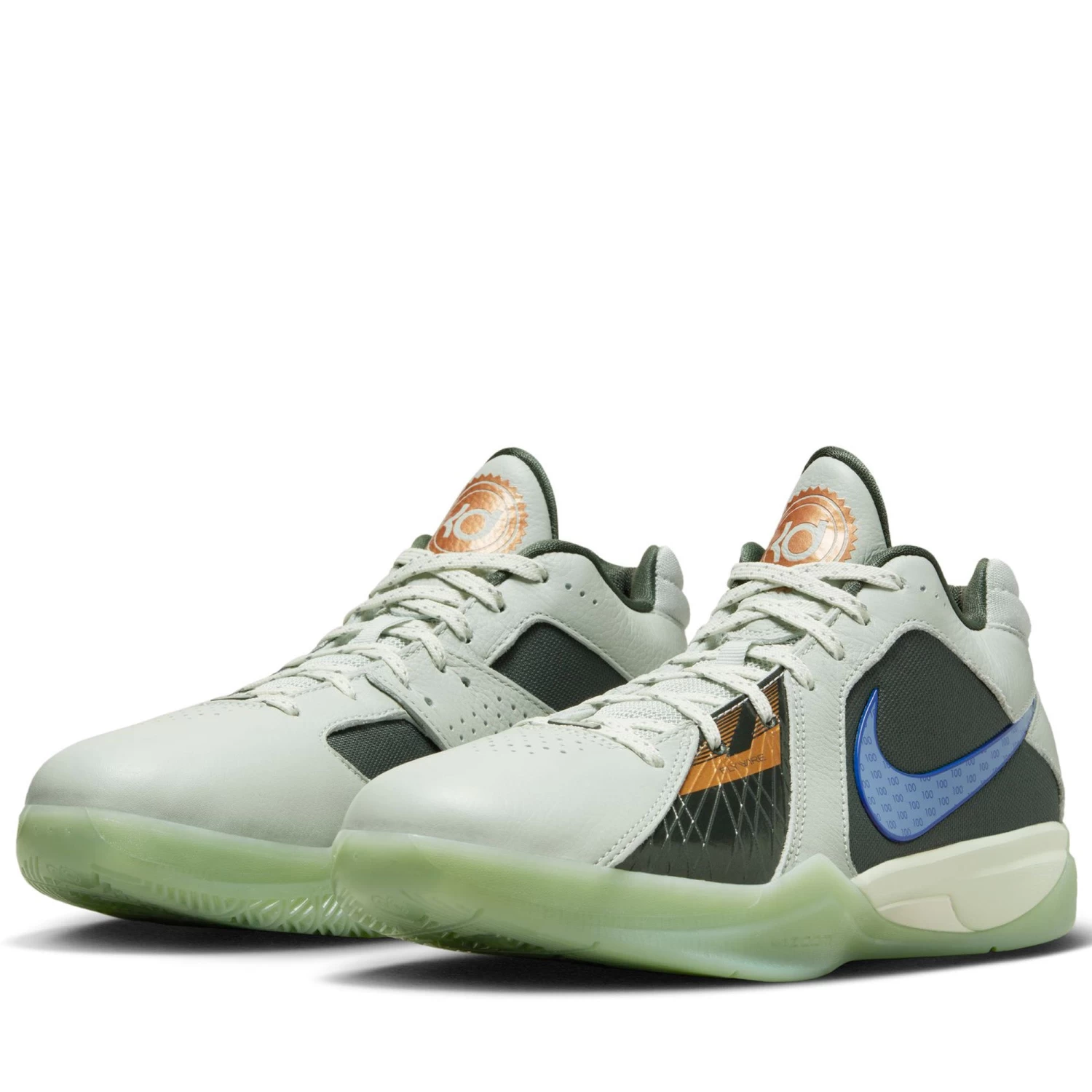 Nike Zoom KD III 'Easy Money' - Light Silver/Blue Jay 5 Nike Zoom KD III 'Easy Money' - Light Silver/Blue Jay - Image 3