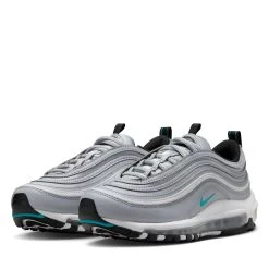 Women's Nike Air Max 97 SE - Wolf Grey/Teal Nebula -Fashion clothing AURORA FJ1883 001 PHCFH001 2000