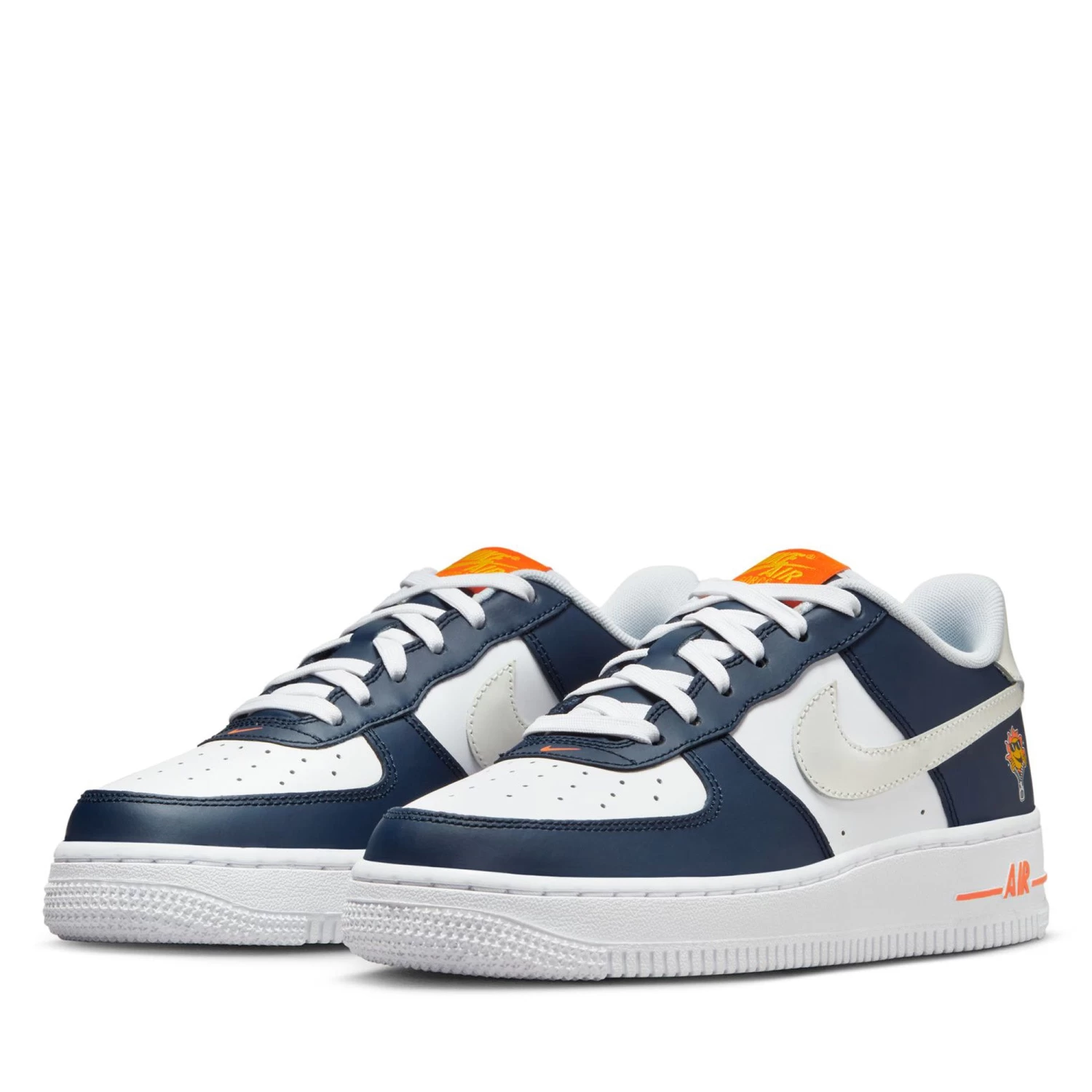 Nike Air Force 1 LV8 OG (GS) - Midnight Navy/White 5 Nike Air Force 1 LV8 OG (GS) - Midnight Navy/White - Image 3