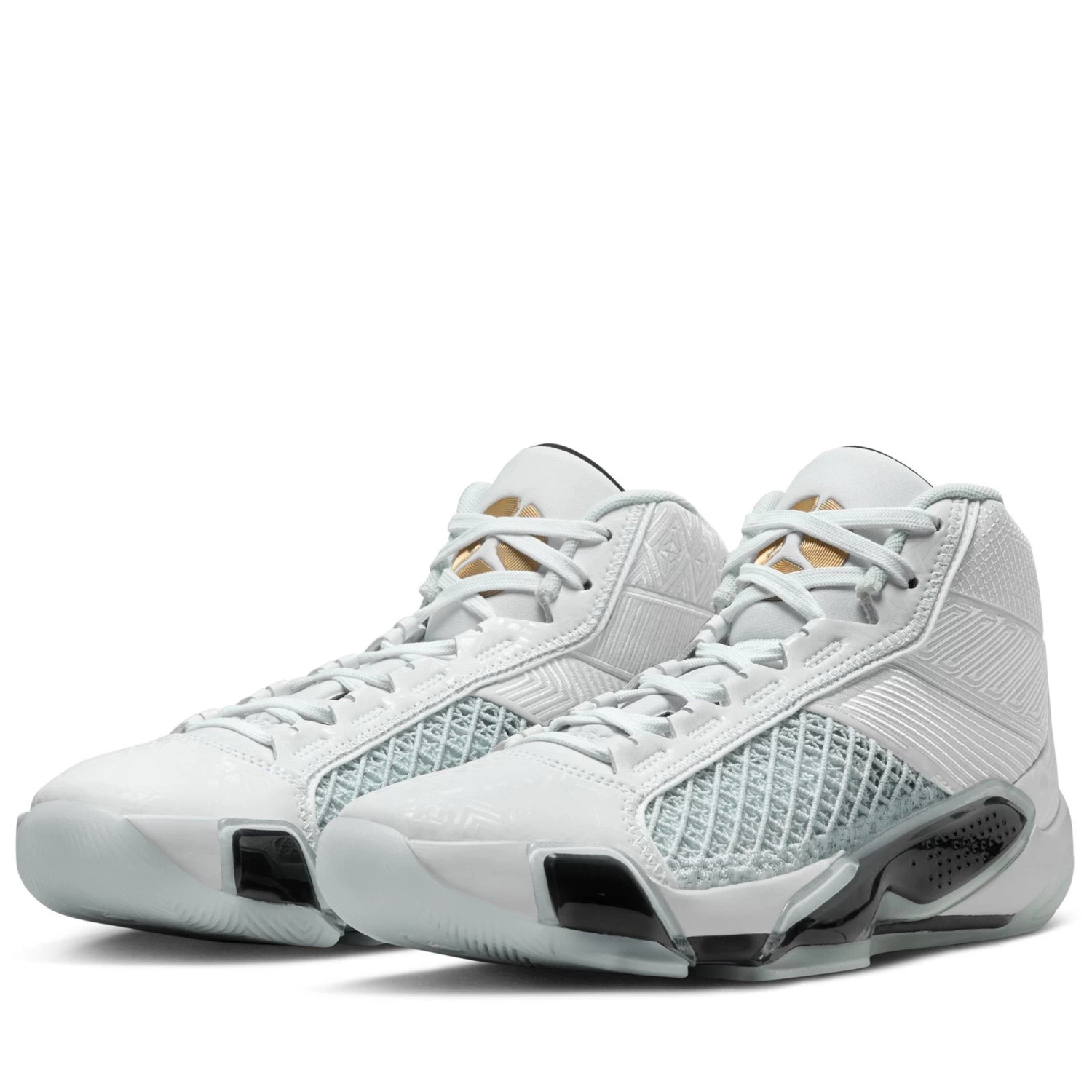 Air Jordan XXXVIII 'FIBA' - White/Metallic Gold 5 Air Jordan XXXVIII 'FIBA' - White/Metallic Gold - Image 3