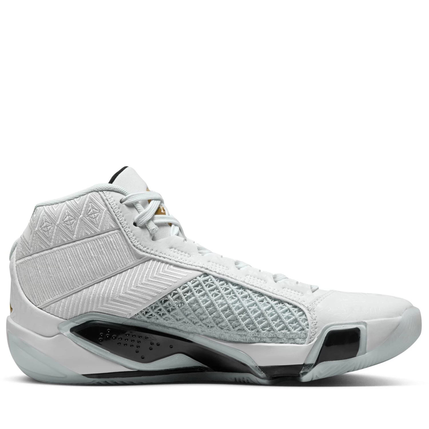 Air Jordan XXXVIII 'FIBA' - White/Metallic Gold 4 Air Jordan XXXVIII 'FIBA' - White/Metallic Gold - Image 2