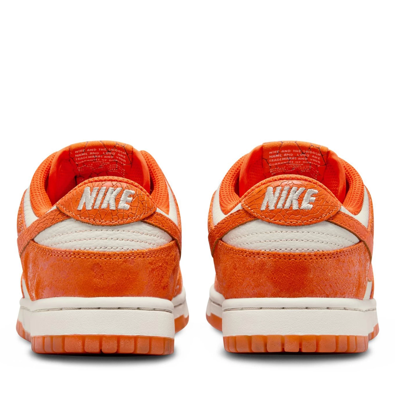 Women's Nike Dunk Low - Light Bone/Safety Orange 7 Women's Nike Dunk Low - Light Bone/Safety Orange - Image 5