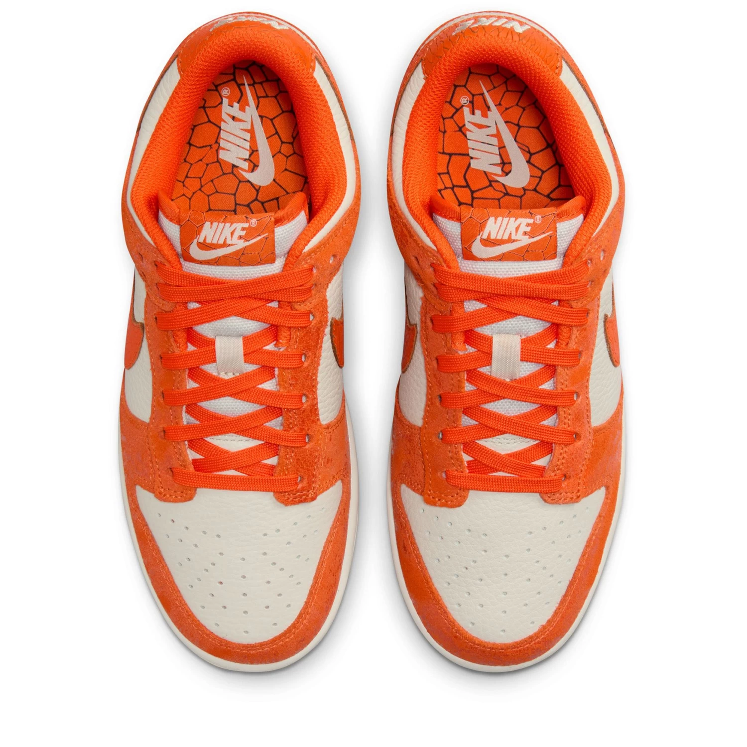 Women's Nike Dunk Low - Light Bone/Safety Orange 6 Women's Nike Dunk Low - Light Bone/Safety Orange - Image 4