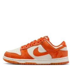 Women's Nike Dunk Low - Light Bone/Safety Orange