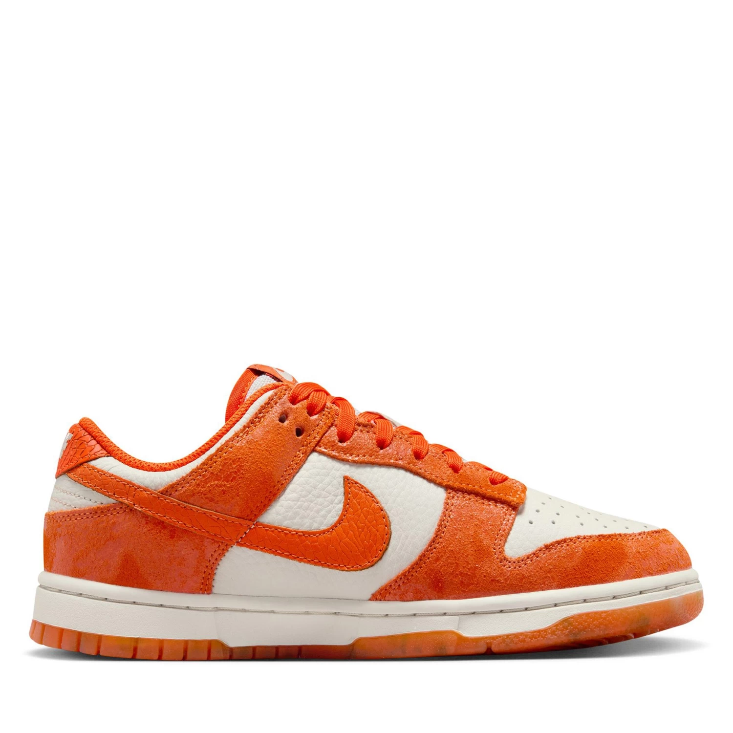 Women's Nike Dunk Low - Light Bone/Safety Orange 4 Women's Nike Dunk Low - Light Bone/Safety Orange - Image 2