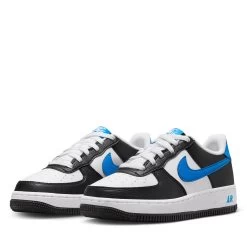 Nike Air Force 1 (GS) - Black/Light Photo Blue -Fashion clothing AURORA FN8008 001 PHCFH001 2000