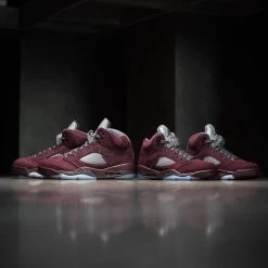 Air Jordan 5 Retro 'Burgundy' (GS) - Deep Burgandy/Light Graphite -Fashion clothing AirJOrdan5retroSEDZ4131 600SneakerPOliticsIG 11