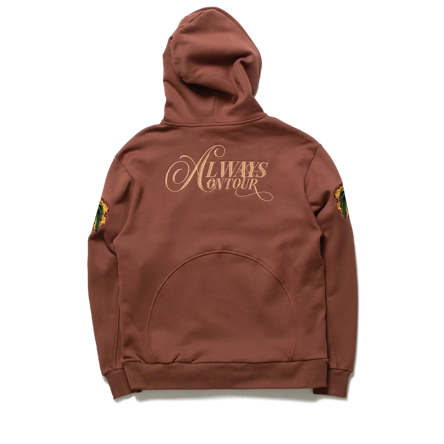 Always On Tour Palm Tree Hoodie - Brown 4 Always On Tour Palm Tree Hoodie - Brown - Image 2