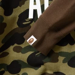 A Bathing Ape 1st Camo Relaxed Fit Crewneck - Green 9 A Bathing Ape 1st Camo Relaxed Fit Crewneck - Green -Fashion clothing Bape1stCamoCrazyCrewneck131 111885SneakerPolitics2 1