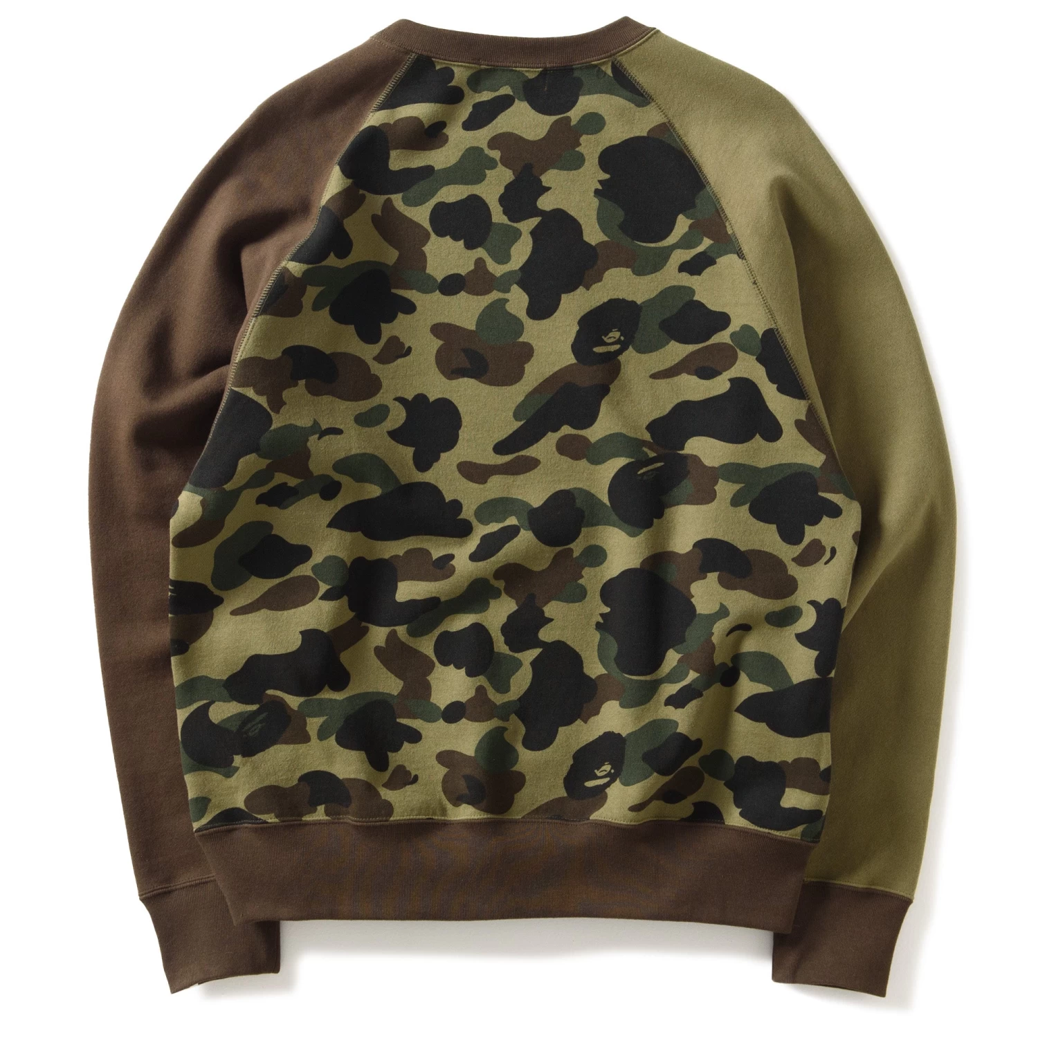 A Bathing Ape 1st Camo Relaxed Fit Crewneck - Green 4 A Bathing Ape 1st Camo Relaxed Fit Crewneck - Green - Image 2