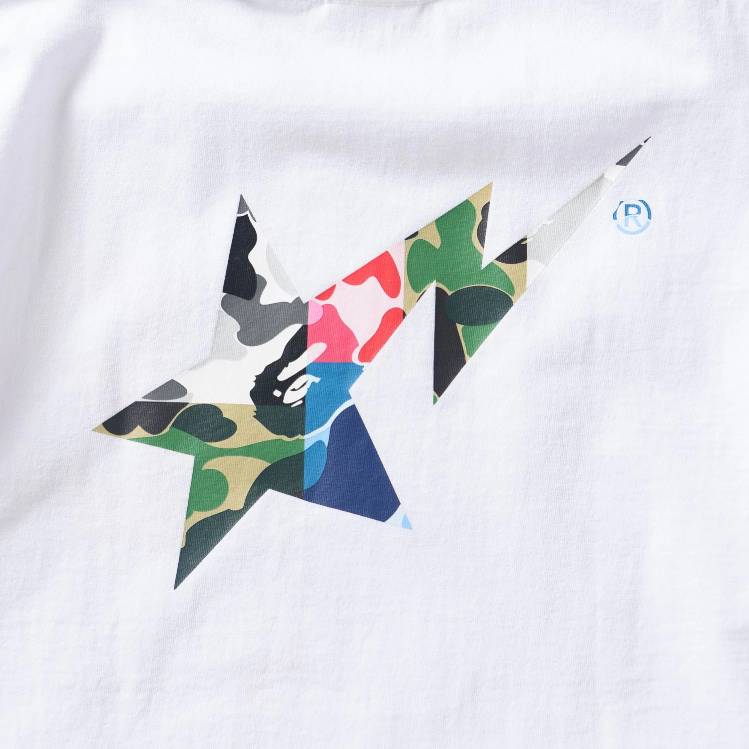 A Bathing Ape ABC Camo Crazy Sta Tee - White 6 A Bathing Ape ABC Camo Crazy Sta Tee - White - Image 4