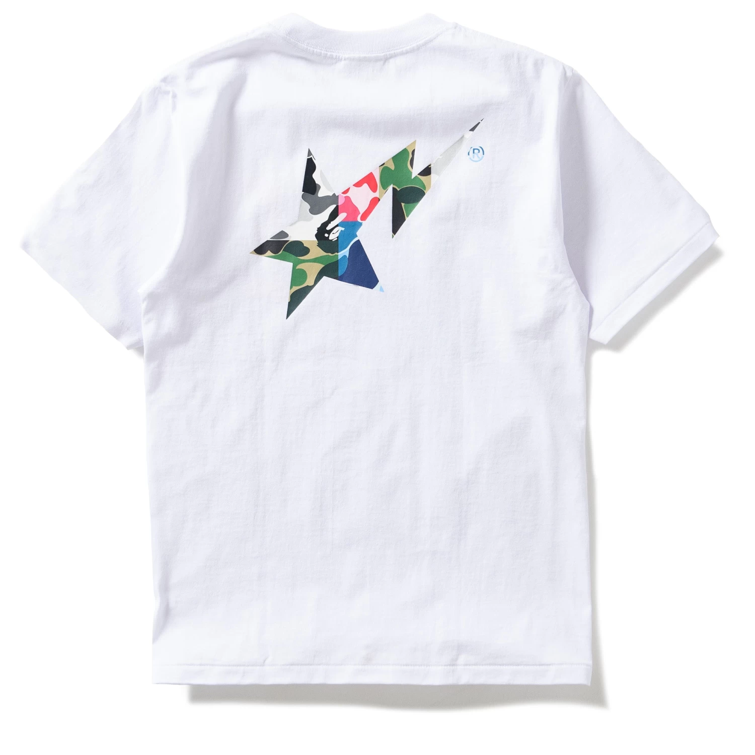 A Bathing Ape ABC Camo Crazy Sta Tee - White 4 A Bathing Ape ABC Camo Crazy Sta Tee - White - Image 2