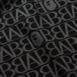 A Bathing Ape Sport Monogram Tee - Black -Fashion clothing BapeApeSportMonogramApeHeadOnePointTeeBlack3